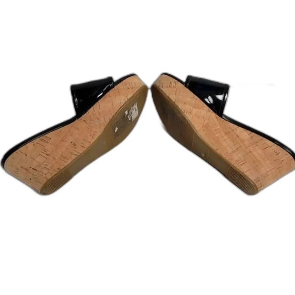 Coach Judith Patent Leather Wedges - Size 8.5